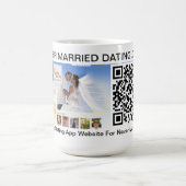 決して結婚したデートすること。Com Mug コーヒーマグカップ (中央)