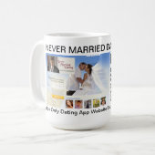 決して結婚したデートすること。Com Mug コーヒーマグカップ (正面左)