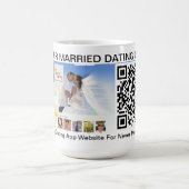 決して結婚したデートすること。Com Mug コーヒーマグカップ (中央)