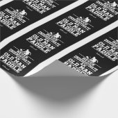 決して老人の白いおもしろい漬物を過小評価 ラッピングペーパー (角)