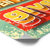 決して考え上に与えしない ポスター (角)