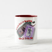 決して自由のためのそれをしないで下さい! ツートーンマグカップ (中央)