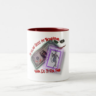 決して自由のためのそれをしないで下さい! ツートーンマグカップ