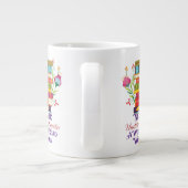 決して良い女性のマ読グを甘く見ない ジャンボコーヒーマグカップ (裏面)