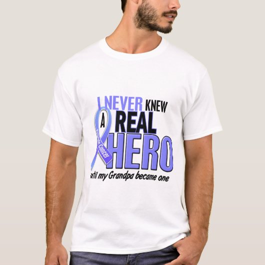 決して英雄2の祖父の前立腺癌を知っていませんでした Tシャツ (正面)
