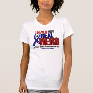 決して英雄2の親友を知っていませんでした(私達の軍隊を支えて下さい Tシャツ