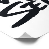 決して落ち着かない ポスター (角)