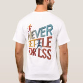 決して落ち着かない Tシャツ (裏面)