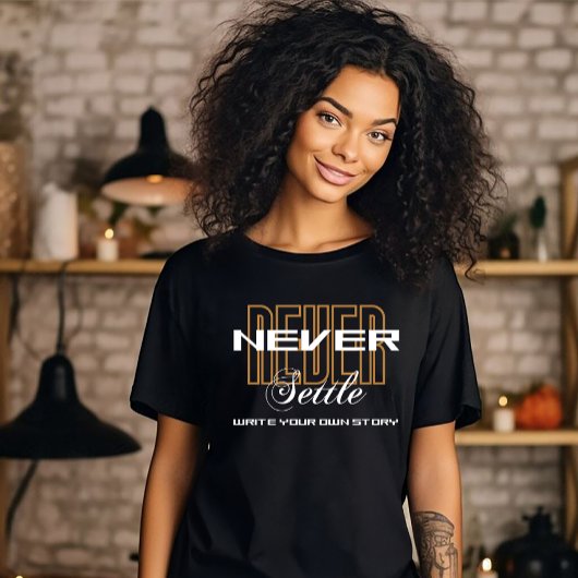 決して落ち着かない Tシャツ