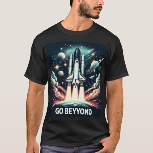 決して落ち着かない Tシャツ (正面)