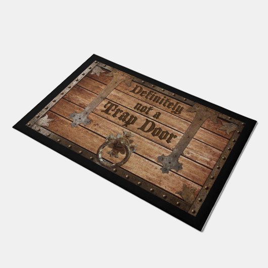 決して落とし穴の敷物ではなく、引っ越し祝いパーティーの贈り物 ドアマット (アングル)