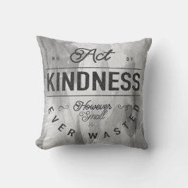 決して親切にすることは灰色の水の色を無駄にする クッション