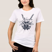 決して諦めない トライブレンドTシャツ (正面)