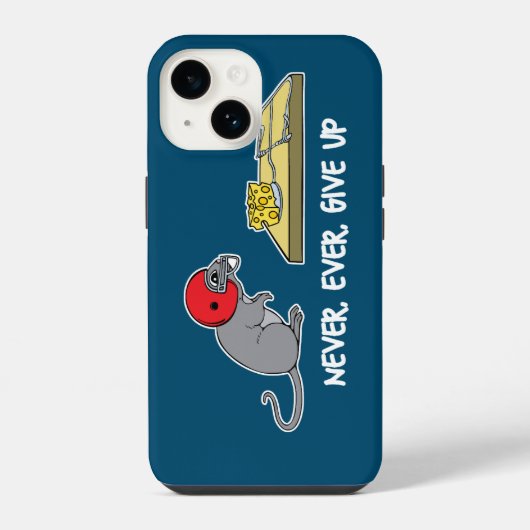 決して諦めない iPhoneケース (裏面)