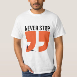 決して諦めない Tシャツ