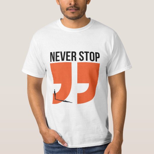 決して諦めない Tシャツ (正面)