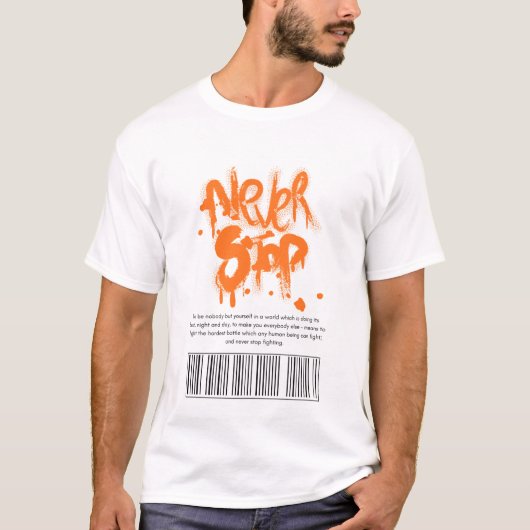 決して諦めない Tシャツ (正面)