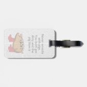 決して豚と格闘しない ラゲッジタグ (裏面横)