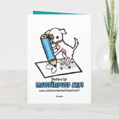 決して象のサンキューカードを忘れないで下さい サンキューカード (裏面)