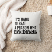 決して起きない人をビートするのは懸命与えだ クッション (ブランケット)