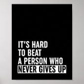 決して起きない人をビートするのは懸命与えだ ポスター (正面)