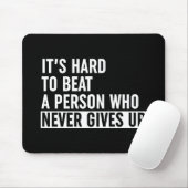 決して起きない人をビートするのは懸命与えだ マウスパッド (マウス)