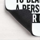 決して起きない人をビートするのは懸命与えだ マウスパッド (コーナー)