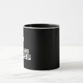 決して起きない人をビートするのは懸命与えだ マグカップ (中央)