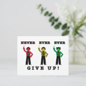 決して起こ与えない! ポストカード (スタンド正面)