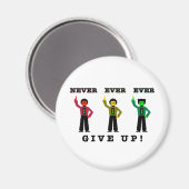 決して起こ与えない！ マグネット (正面/裏面)