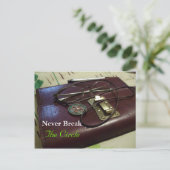 決して輪を切らない ポストカード (スタンド正面)