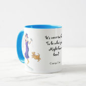 '決して遅すぎない'リンガーマグ マグカップ (正面左)