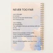 決して遅すぎない愛の詩 プランナー手帳 (裏面)