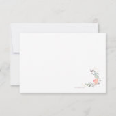 決して遅すぎることはない 出欠カード (裏面)