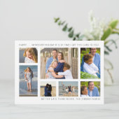 決して遅れないクリスマスの新年 案内状 (スタンド正面)