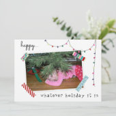 決して遅れないクリスマスカードよりも遅い シーズンカード (スタンド正面)