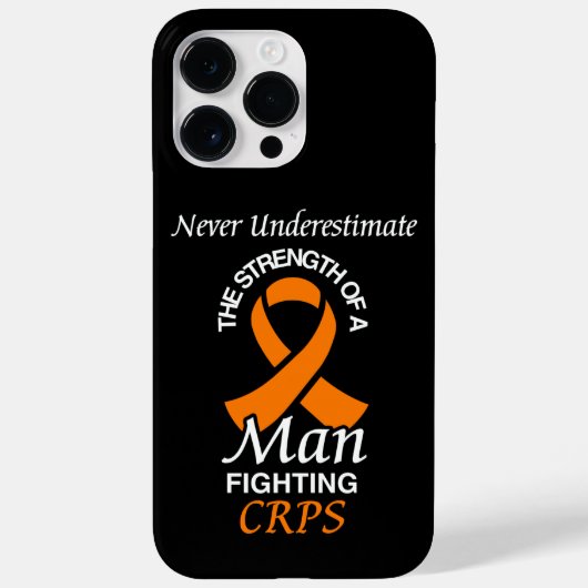決して過小評価/リボン/男…CRPS Case-Mate iPhoneケース (裏面)