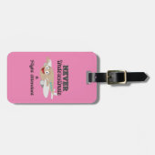 決して過小評価FA幸せ飛行機 – ラシュ ラゲッジタグ (正面横)