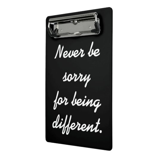 決して違うなやる気を起こさせるがあることのために残念があないで下さい ミニクリップボード (アングル2)