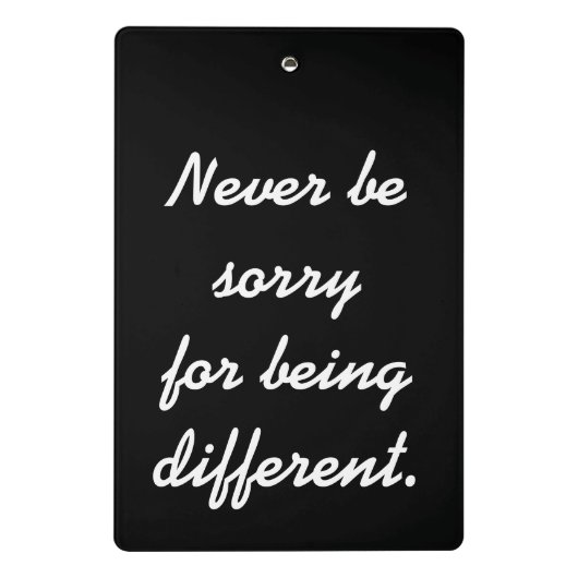 決して違うなやる気を起こさせるがあることのために残念があないで下さい ミニクリップボード (裏面)