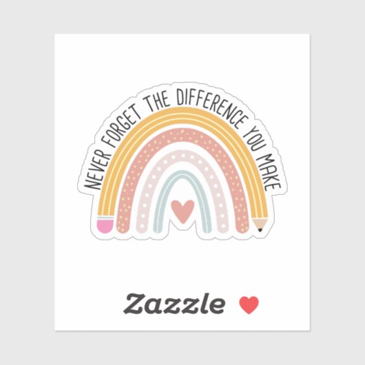 決して違忘れいを作らない先生ギフト シール (シート)