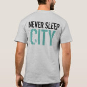 決して都市を眠らない Tシャツ (裏面)