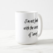 決して間違いない | Cocky Always Rightユーモア引用文 コーヒーマグカップ (正面右)