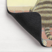 決して頑固に猫を試みないで下さい マウスパッド (コーナー)