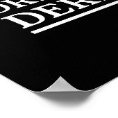 決して飲まず引き出さない ポスター (角)