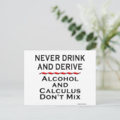 決して飲まず引き出さない ポストカード (スタンド正面)