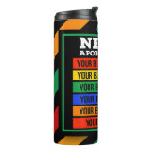 決して黒肌のを謝らなカスタムい タンブラー (回転左)