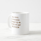 決して2早く4 WOW コーヒーマグカップ (正面左)