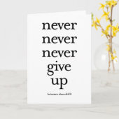 決して～しな与えい カード (黄色い花)