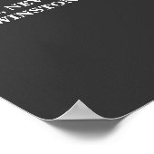 決して、決して、ウィンストン与えチャーチルのポスターを上げる ポスター (角)